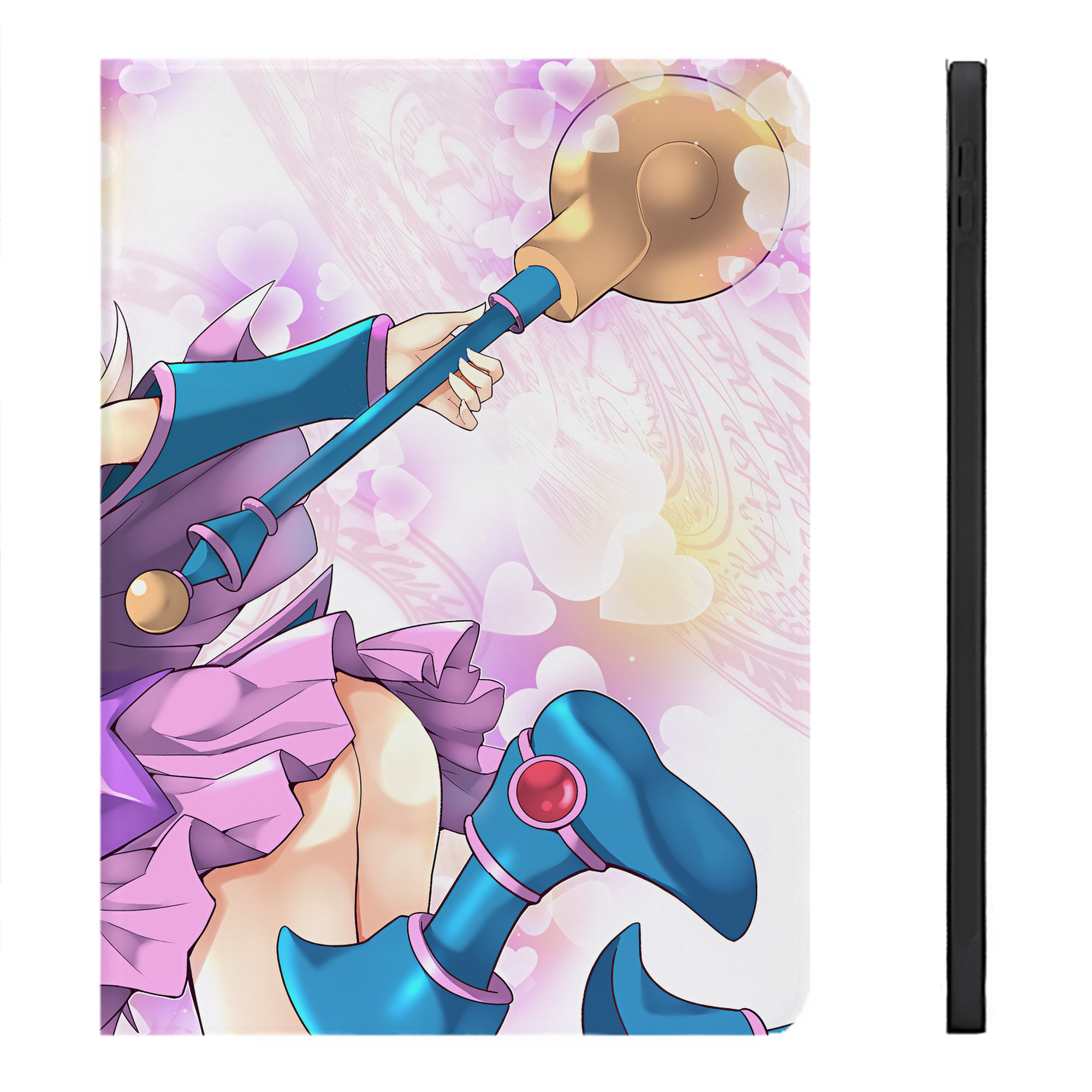 （画像用） 遊☆戯☆王 Yu-Gi-Oh! IPadケース ペンホルダー付き ブックスタイルデザイン